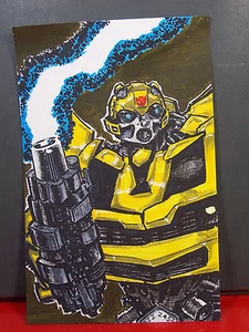 Hummel Original Kunst 8,5"x5,5" Artwork Skizze Transformers Film Autobot RotF - Bild 1 von 3