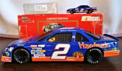 WARD BURTON #2 HARDEES MELLO AMARILLO 1993 1/24 BW banco de coche y juego de coche 1/64 Foto 1 de 4