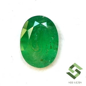 2.07 CTS Certified Natural Emerald Oval Cut 10x7.50 mm Untreated Loose Gemstone - Picture 1 of 6