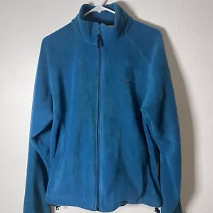 Columbia Women's Fleece Jacket Blue Size XL Long Sleeve Full Zip - Picture 1 of 5