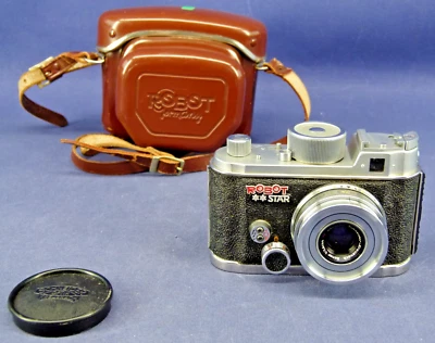 Robot Star mit Objektiv Schneider Xenar 2,8 / 38 mm / Halbformat Sucherkamera - Bild 1 von 4