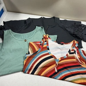 Lot of 3 Women's Tops Sz XL Very Nice Spring Summer Work Play - Picture 1 of 17