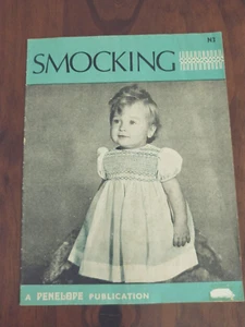 Smocking a Penelope publication N3 vintage smocking embroidery - Picture 1 of 7