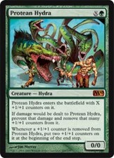 1x Protean Hydra - Foil Light Play, English Magic 2010 MTG Magic