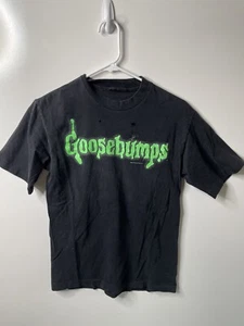 Goosebumps Vintage Short Sleeve Graphict Shirt Kids Medium Small Holes - Picture 1 of 7