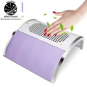 Colector de Polvo Aspirador de Uñas 80W con 2 Ventiladores, Ventilador de Uñas de Manicura, Filtro Eléctrico - Imagen 1 de 9