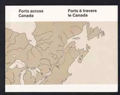 Canada Stamps — Booklet of 10 in Cover — 1985, Canadian Forts #1059a (BK87) MNH - Image 1 of 2