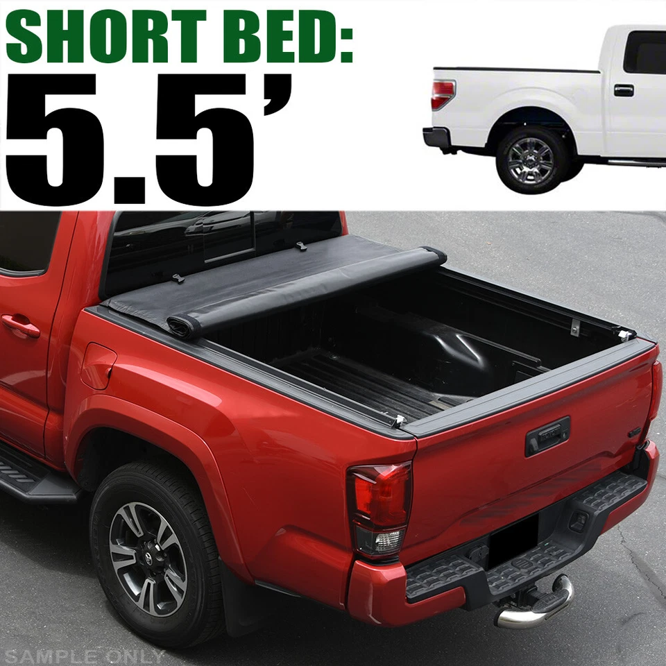 Topline For 2004-2014 Ford F150 5.5 Ft Bed Low Profile Roll Up Tonneau Cover v2 Foto 1 de 4