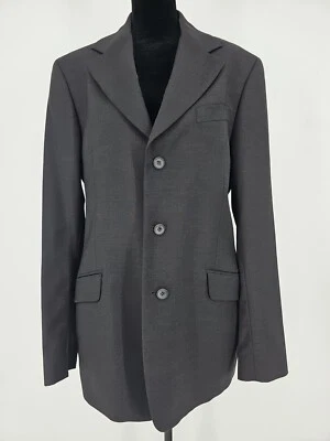 Chaqueta Abrigo Deportivo Dolce Gabbana Mezcla Lana Para Hombre Gris Oscuro Talla 34/48 Foto 1 de 4