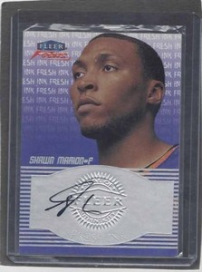 SHAWN MARION 1999-00 FLEER FOCUS FRESH INK PHOENIX SUNS AUTO
