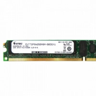 STEC EXT72P8W256M8M-B03GYU 2GB PC2-5300R CL5-5-5 Server Memory Module - Image 1 of 2