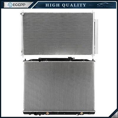 Aluminum Radiator & AC Condenser Cooling Kit For 2009-2015 Honda Pilot - Image 1 of 4