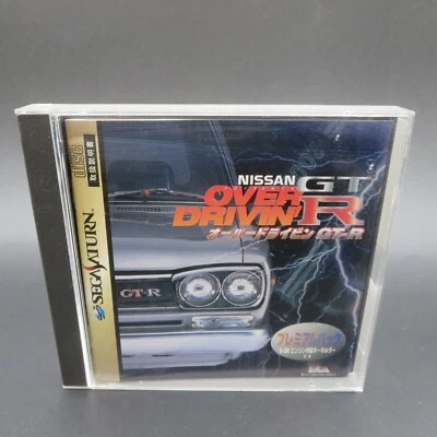 Over Drivin GTR Sega Saturn with Manual Racing Game Japan - Image 1 of 4