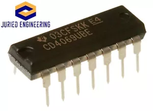5 PIEZAS CD4069UBE CD4069UBE CMOS CMOS inversor hexagonal IC amigable - Imagen 1 de 4