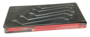 New Snap-on™ 10 thru 19 mm 60° Deep Offset 12-Point Box Wrench Set XOM605 SEALed - Picture 1 of 7