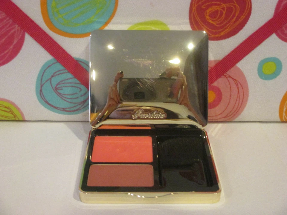 GUERLAIN ~ ROSE AUX JOUES BLUSH DUO ~ # 04 PINK PUNK ~ 0,21 OZ SIN CAJA Foto 1 de 1