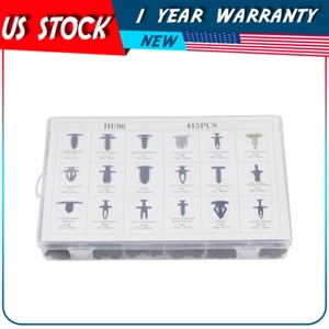 446Pcs Car Retainer Clips Auto Fasteners Push Trim Clips Pin Rivet Bumper Kit - Bild 1 von 24