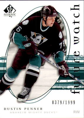 2005-06 SP Authentic #247 Dustin Penner RC Rookie Card /1999 - Image 1 of 2