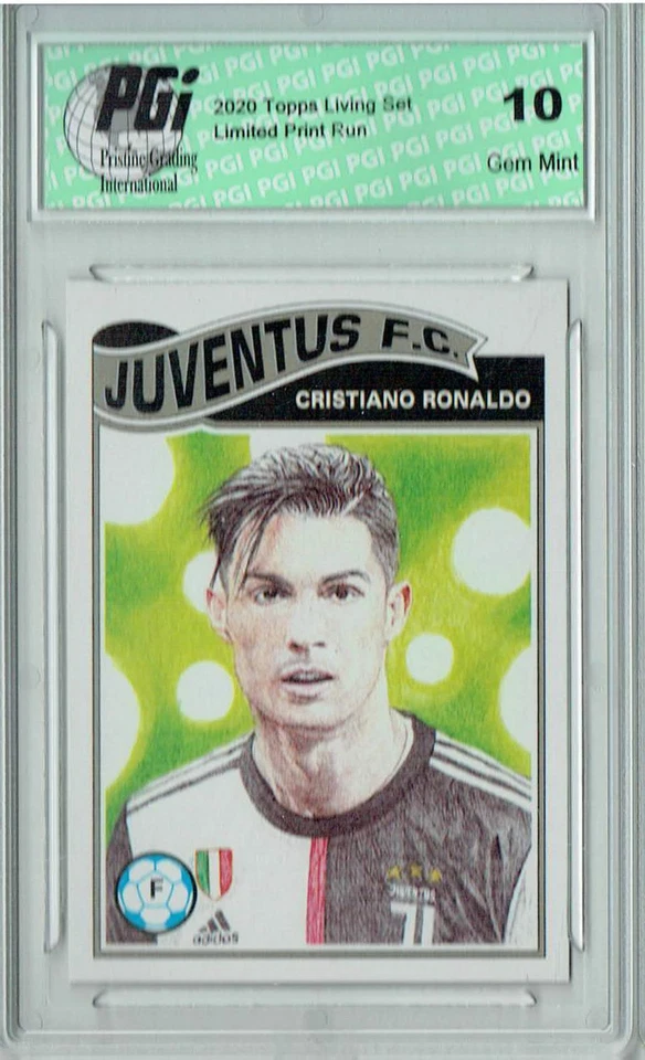 Cristiano Ronaldo 2020 Topps Living #200 1/10942 Made Juventus Card PGI 10 - Image 1 of 1