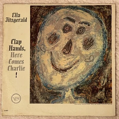 ELLA FITZGERALD - “Clap Hands Here Comes Charlie!” Verve Vinyl Record [V4053] - Image 1 of 4