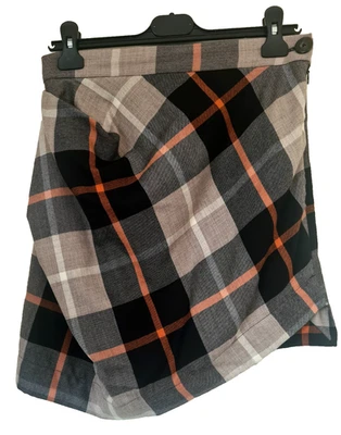 Vivienne Westwood Anglomania Plaid Tartan asymmetric Skirt wool Size 42 UK 10 - Image 1 of 4