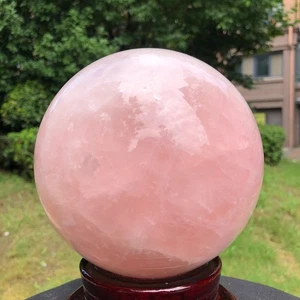 3590g Natural Beautiful Pink Crystal Ball Quartz Crystal Sphere Healing 1597 - Picture 1 of 18