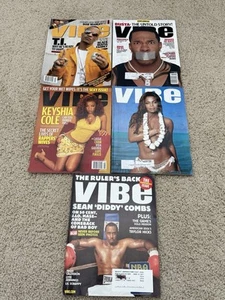 Vibe Magazine 2006 Lot Of 5 Hip Hop Magazines T.I. Cole Diddy Jackson Busta - Picture 1 of 3
