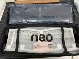 Qwertykeys Neo Ergo Silver Ergonomic Keyboard With Wrist Rest Mechanical - Picture 1 of 19