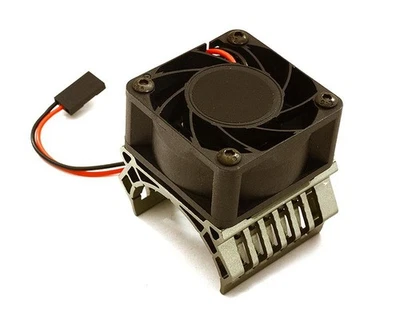Disipador térmico motor 36 mm + ventilador de refrigeración 40x40 mm 17 k rpm para 1/10 TR-MT10E y TRX-4 Foto 1 de 3