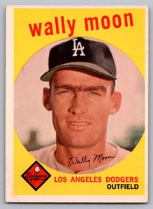 1959 TOPPS #530 WALLY MOON DODGERS - Picture 1 of 3