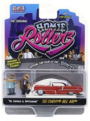 CHEVROLET Bel Air + Figures - 1955 - DGA Series - Greenlight 1:64 - Bild 1 von 4