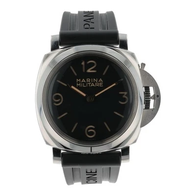 Reloj para hombre Panerai Marina Militare esfera negra acero 47 mm cuerda manual PAM00673 Foto 1 de 4