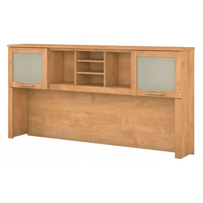 Bush Furniture Somerset 72W Desk Hutch in Maple Cross, Attachment with Shelve... - Image 1 of 4