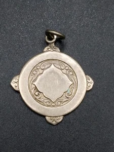 Ciondolo porta orologio vintage in argento completamente marcato (piccolo) - Foto 1 di 4