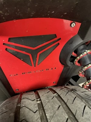 POLARIS SLINGSHOT Parts Accessories Rear Splash Panel - Logo Design (2015-2025+) - Image 1 of 4