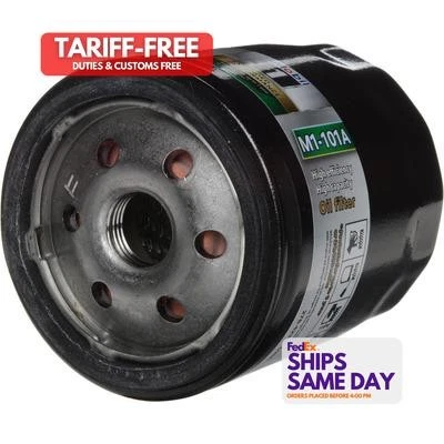 Mobil 1 M1-101A, One Black Steel Mobil 1 Extended Perform Ance Oil Filter M1-101 - Image 1 of 4