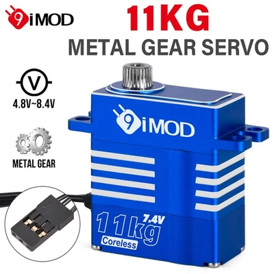9IMOD 11KG 180°/270° Digital Servo Coreless Metal Gear für 1/8 1/10 1/12 RC Auto - Bild 1 von 4