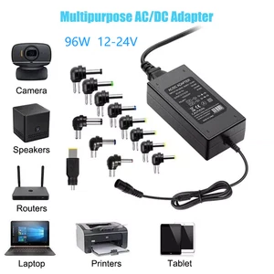 96W Universal Ladegerät Netzteil für Laptop Notebook DC Ladekabel 12-24V DE - Bild 1 von 11