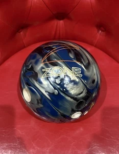 Brunswick Ultra Zone 15 Pfund Bowlingkugel gebraucht blau & silber Marmor - Bild 1 von 8