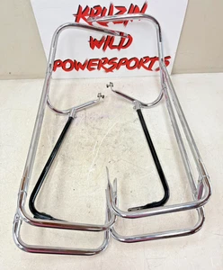 2003 HARLEY ELECTRA GLIDE Chrome Left Right Saddlebag Surround Bumper - Bild 1 von 16