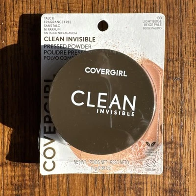 Covergirl Clean Invisible Pressed Powder - 133 Light Beige - Brand New! - Image 1 of 2