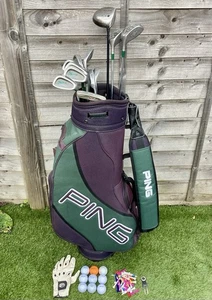 Right Handed beginners Golf Club Set /carry/ping cart bag/callaway Driver - Picture 1 of 12