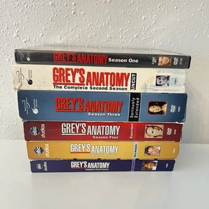Grey's Anatomy Seasons 1-6 1 2 3 4 5 6 DVD Box Set Expanded & Uncut Edition - Picture 1 of 1