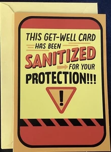 Get Well Card Hallmark Greeting Card Humorous - Picture 1 of 4