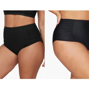 Artesands Hues High Waist Ruched Bikini Bottoms Sz 12 - Picture 1 of 8
