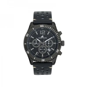 ADORA AN2274 Herren Herrenuhr Edelstahl Leder schwarz 10 bar - Photo 1 sur 1