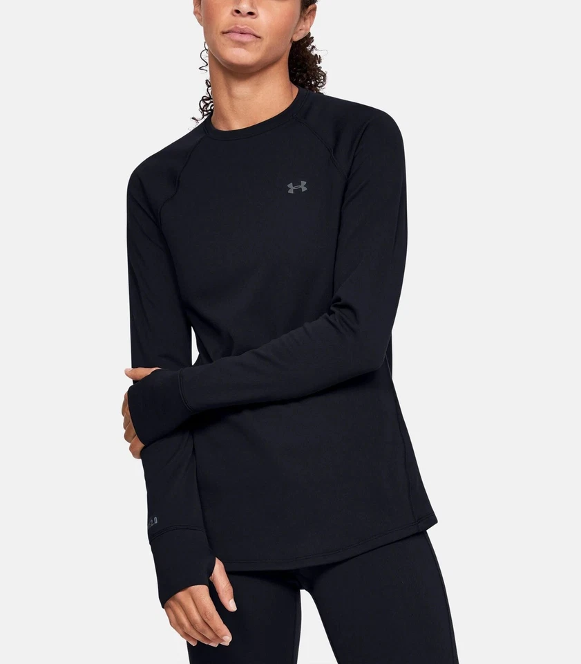 Under Armour 1343321001LG Women's Base 2.0 Crew Large