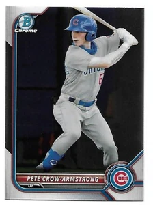 Pete Crow Armstrong Bowman Chrome Topps Heritage Chicago Cubs Qty Available - Picture 1 of 4