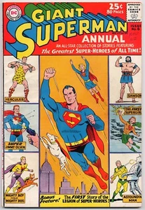Superman Annual 6 bien/en muy buen estado 7,0 1963 dc The First Supergirl Curt Swan - Imagen 1 de 3
