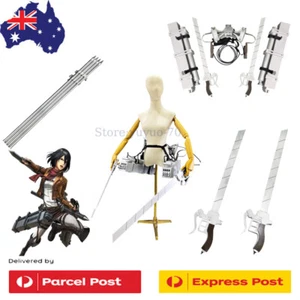 Attack on Titan Cosplay Prop Eren Mikasa Knife/The Thunder Spear/Mobility gear